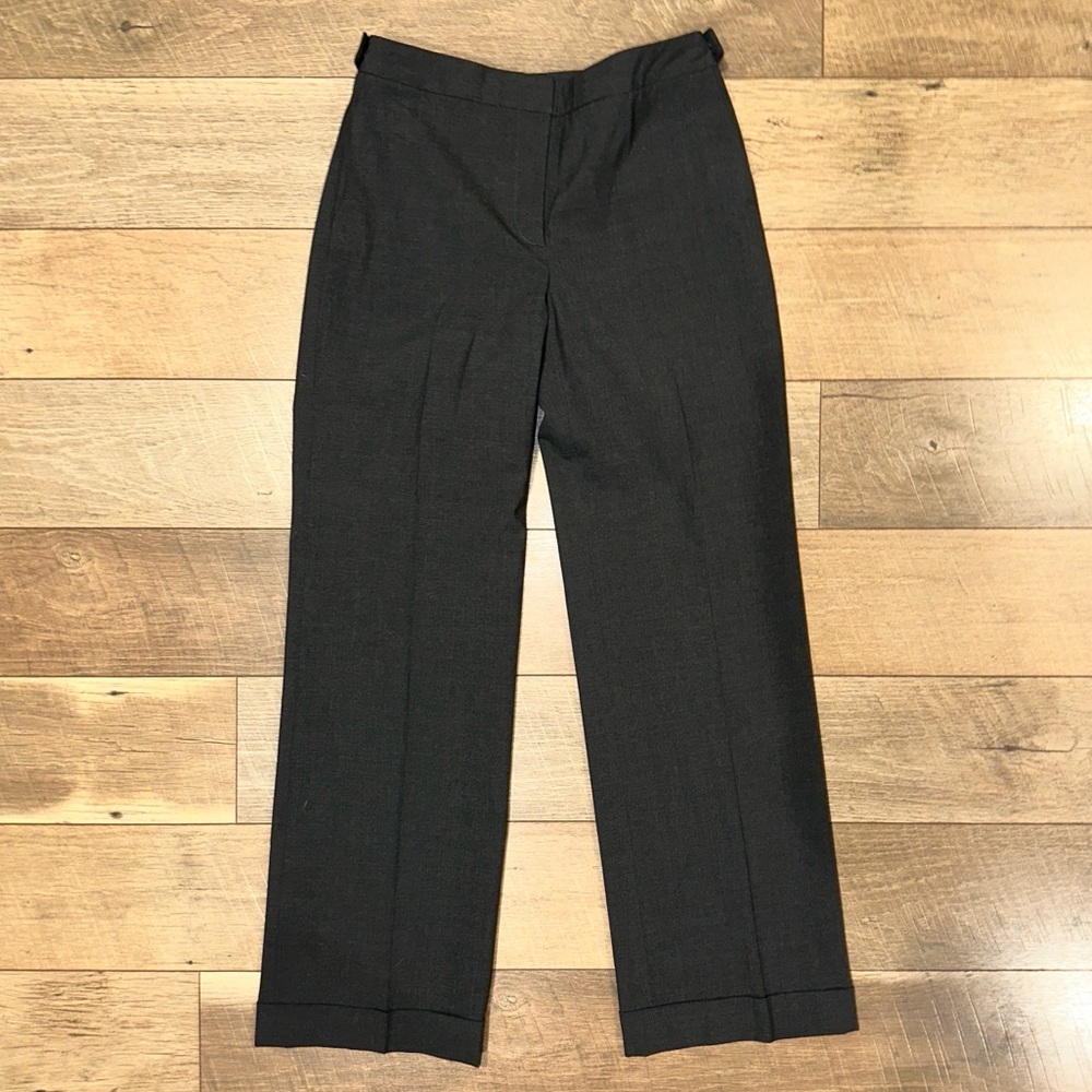 Ann Taylor Black Straight-Leg Trousers